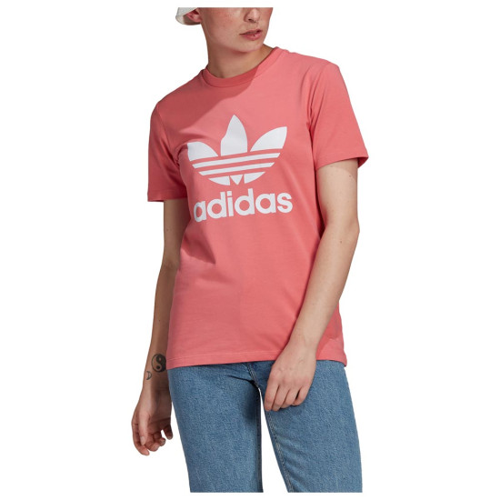 Adidas Γυναικεία κοντομάνικη μπλούζα Trefoil